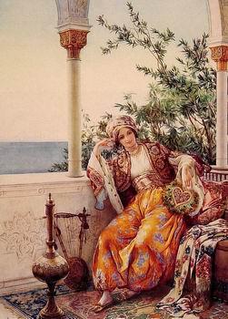 unknow artist Arab or Arabic people and life. Orientalism oil paintings 450 France oil painting art